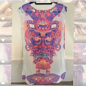 Mara Hoffman Veracruz Sleeveless Chiffon Top